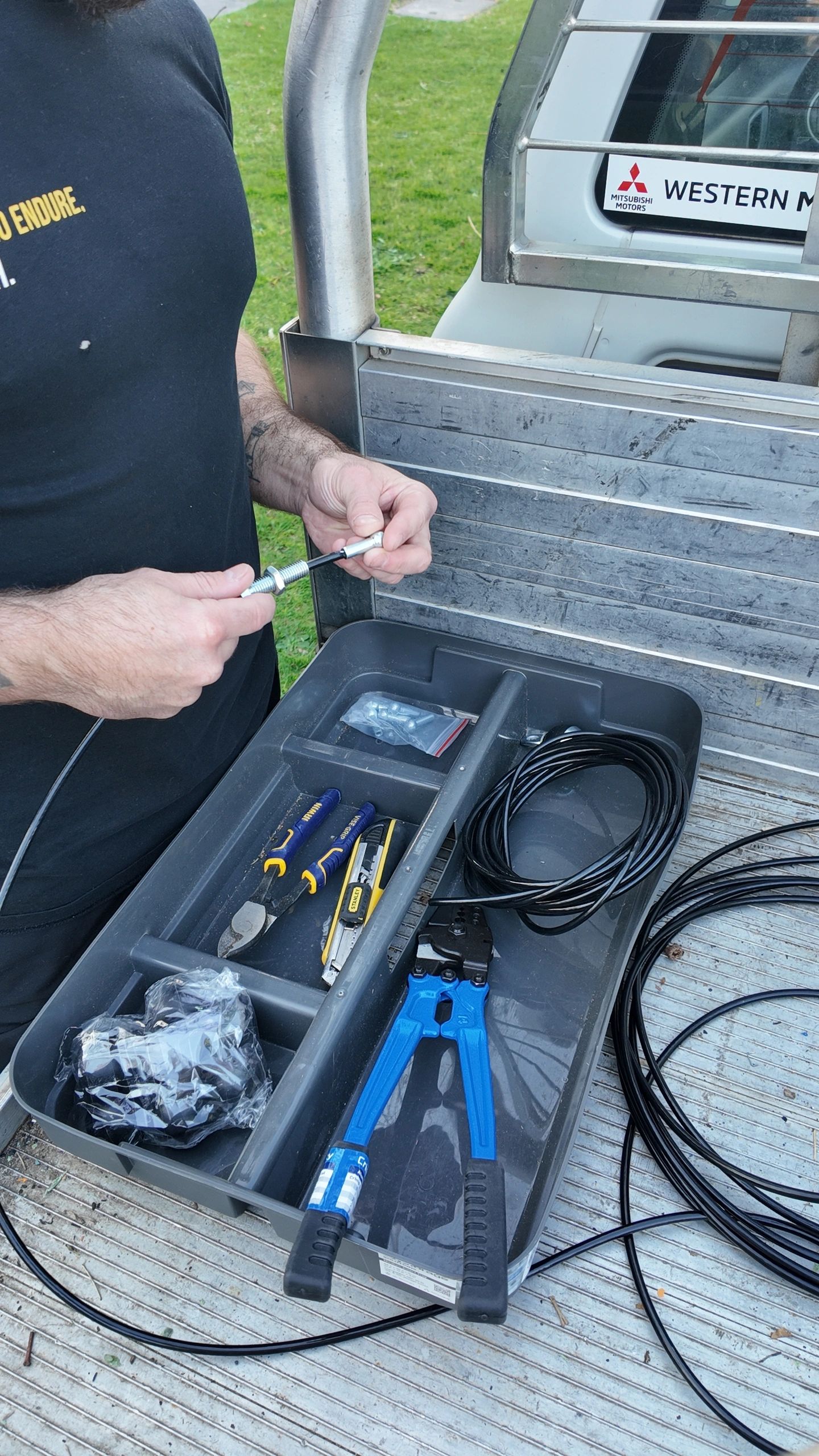 Triumph Installations team and equipment